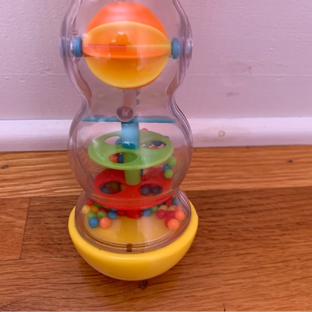 Yellow Bear Plastic Playgo Roller Rattle Learning Toy - Picture 3 of 5